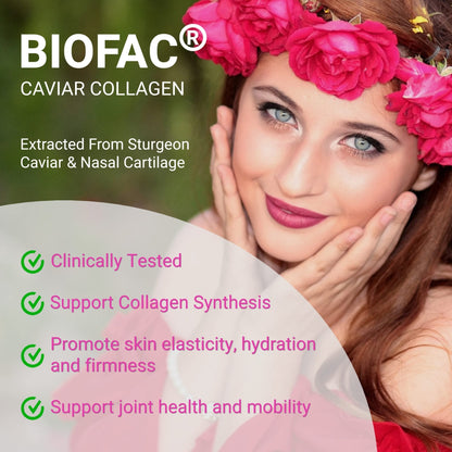 UpNourish Probiotics, Caviar Collagen with Prebiotics for Women's Digestive, Skin Radiance, and Feminine Health with Cranberry - Maple Wellness Supplements