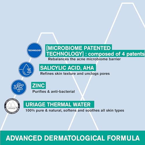 Uriage Hyseac 3-regul+ | Face Moisturizer For Oily Skin Prone To Acne. Pimples, Spots - Maple Wellness Supplements