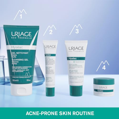 Uriage Hyseac 3-regul+ | Face Moisturizer For Oily Skin Prone To Acne. Pimples, Spots - Maple Wellness Supplements