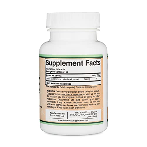 Uridine Monophosphate - Third Party Tested (Choline Enhancer, Beginner Nootropic) - Maple Wellness Supplements