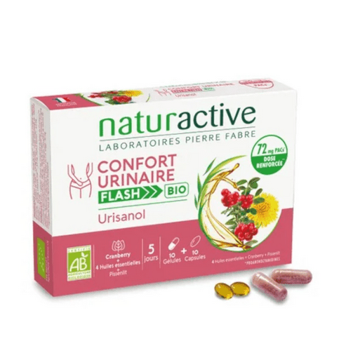 Urisanol Flash urinary troubles 20 capsules - NATURACTIVE - Maple Wellness Supplements