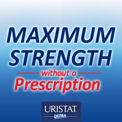 Uristat Ultra Strength UTI Relief Tablets – Ease Urinary Pain, Burning & Urgency, Cranberry Flavor, 30 Count - Maple Wellness Supplements