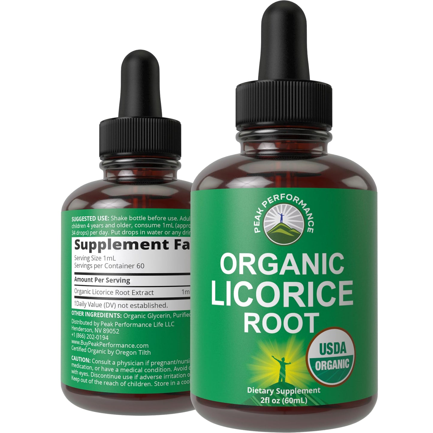USDA Organic Licorice Root Extract Liquid Drops Supplement. Vegan Tincture for Digestion + Respiratory Health. Extracto de Regaliz Root Oil Herb. Zero Sugar, Gluten Free Supplements for Women and Men - Maple Wellness Supplements