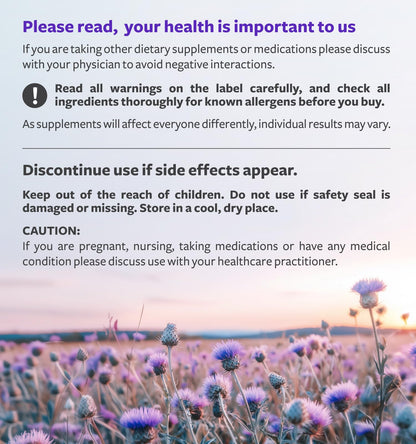USDA Organic Milk Thistle Capsules - 80% Silymarin Supplement for Liver Support- Super Concentrated 300mg of 30:1 Milk Thistle Extract Equivalent to 9,000mg - Milk Thistle Liver Detox 60 Day Supply - Maple Wellness Supplements