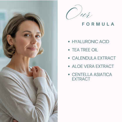 Vaginal Moisturizer for Women with Hyaluronic Acid - Hormone-Free - Intimate Moisturizer for Vaginal Dryness During Menopause - Ideal for Skin Revitalization, pH Balance & Post-Childbirth Recovery - Maple Wellness Supplements
