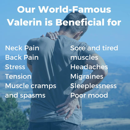 Valerian Natural Relaxant for Tension Relief, Stress Relief, Leg Cramp Relief and Other Muscle Cramps Magnesium, Passion Flower, & Valerian Root Muscle Relaxant - (90ct) - Maple Wellness Supplements