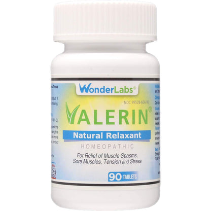 Valerian Natural Relaxant for Tension Relief, Stress Relief, Leg Cramp Relief and Other Muscle Cramps Magnesium, Passion Flower, & Valerian Root Muscle Relaxant - (90ct) - Maple Wellness Supplements