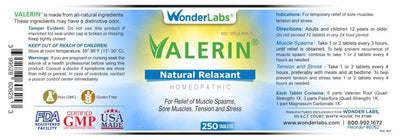Valerian Natural Relaxant for Tension Relief, Stress Relief, Leg Cramp Relief and Other Muscle Cramps Magnesium, Passion Flower, & Valerian Root Muscle Relaxant - (90ct) - Maple Wellness Supplements