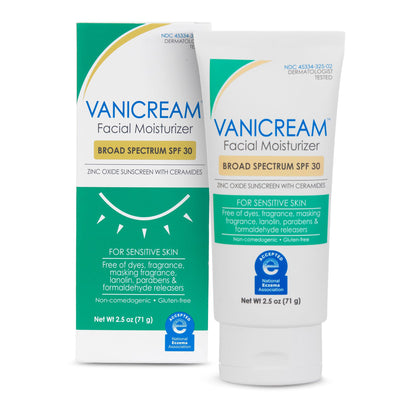 Vanicream Facial Moisturizer Broad Spectrum SPF 30; 2.5 Fl. Oz. - Maple Wellness Supplements