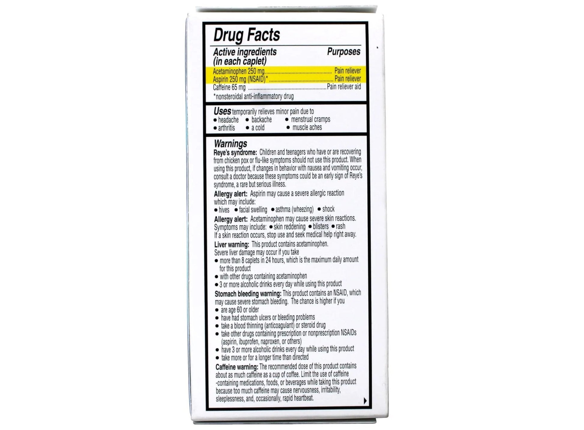 Vanquish Extra Strength Pain Reliever Caplets-100 ct. (Pack of 3) - Maple Wellness Supplements