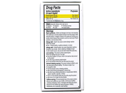 Vanquish Extra Strength Pain Reliever Caplets-100 ct. (Pack of 3) - Maple Wellness Supplements