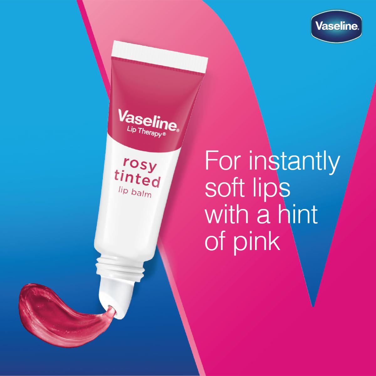 Vaseline Lip Therapy Rosy Lips Moisturizing Lip Balm - Twin Pack (2-Pack) - Maple Wellness Supplements