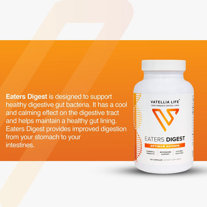 Vatellia Life New from Eaters Digest | Prebiotic | Probiotic | Digestive Support | Gut Soothing | Healthy Gut Lining | Max Nutrient Absorption - Maple Wellness Supplements