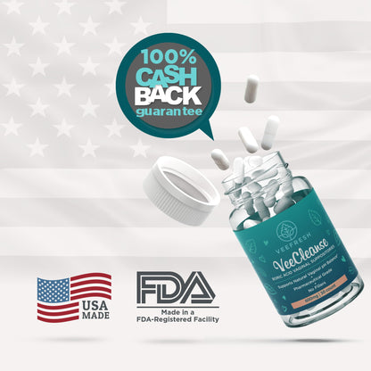 VeeFresh - VeeCleanse Boric Acid Vaginal Suppositories - Vaginal pH Balance Suppositories - Vaginal Odor Control - Feel Fresh, Feminine and Confident - Maple Wellness Supplements