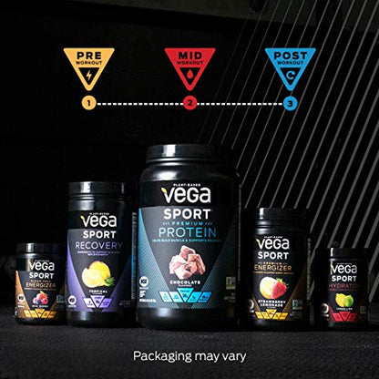 Vega Premium Sport Protein Mocha Protein Powder, Vegan, Non GMO, Gluten Free Plant - Maple Wellness Supplements