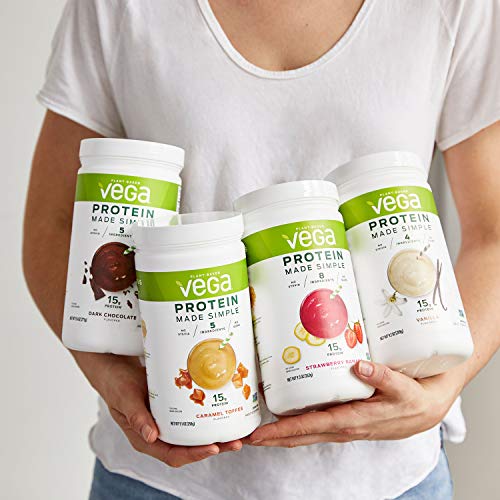 Vega Protein Made Simple, Dark Chocolate - Stevia Free Vegan Protein Powder - Maple Wellness Supplements