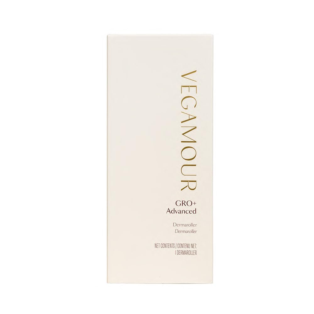 VEGAMOUR GRO+ Advanced Dermaroller | 1,200 Microneedle 0.25mm Scalp Tool | Gently Exfoliates the Scalp | Wide Head for Maximum Coverage - Maple Wellness Supplements