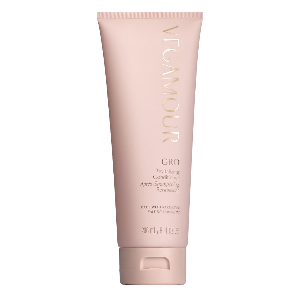 VEGAMOUR GRO Revitalizing Conditioner | Smooths, Strengthens and Adds Shine to Thinning Hair | Clean, Vegan, Cruelty-Free, Clinically Proven and Color Safe (8 Fl Oz) - Maple Wellness Supplements