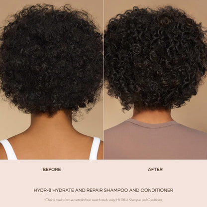 VEGAMOUR HYDR-8 Hydrate and Repair Conditioner - Hydrating Conditioner with Marula Oil, Moringa Oil, Ceramides & Biotin, Natural Conditioner for Dry Hair - Maple Wellness Supplements