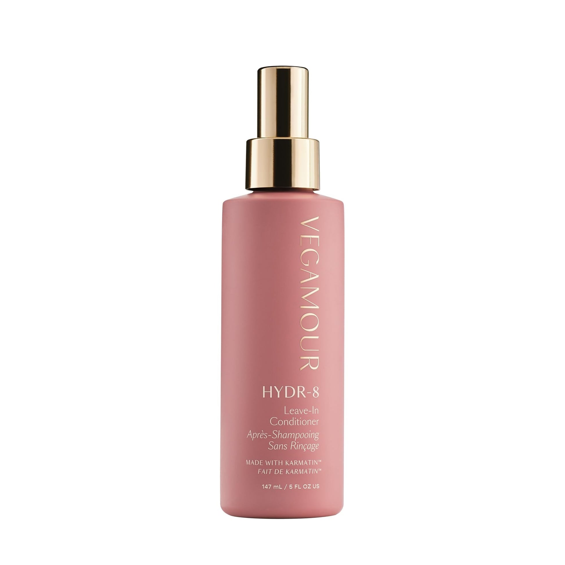 VEGAMOUR HYDR-8 Leave-In Conditioner, for Deep Hydration & Heat Protection, with Vegan Keratin, for Soft, Silky, Frizz Free Hair, 5 fl oz - Maple Wellness Supplements