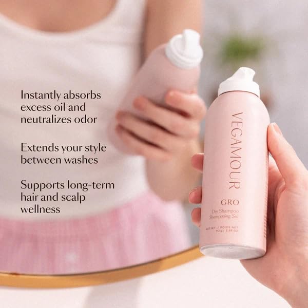 VEGAMOUR UPLIFT and Refresh Kit | Volumizing Dry Shampoo Spray Formulated Without Benzene, Supports Thicker Fuller Looking Hair | $50 Value - Maple Wellness Supplements