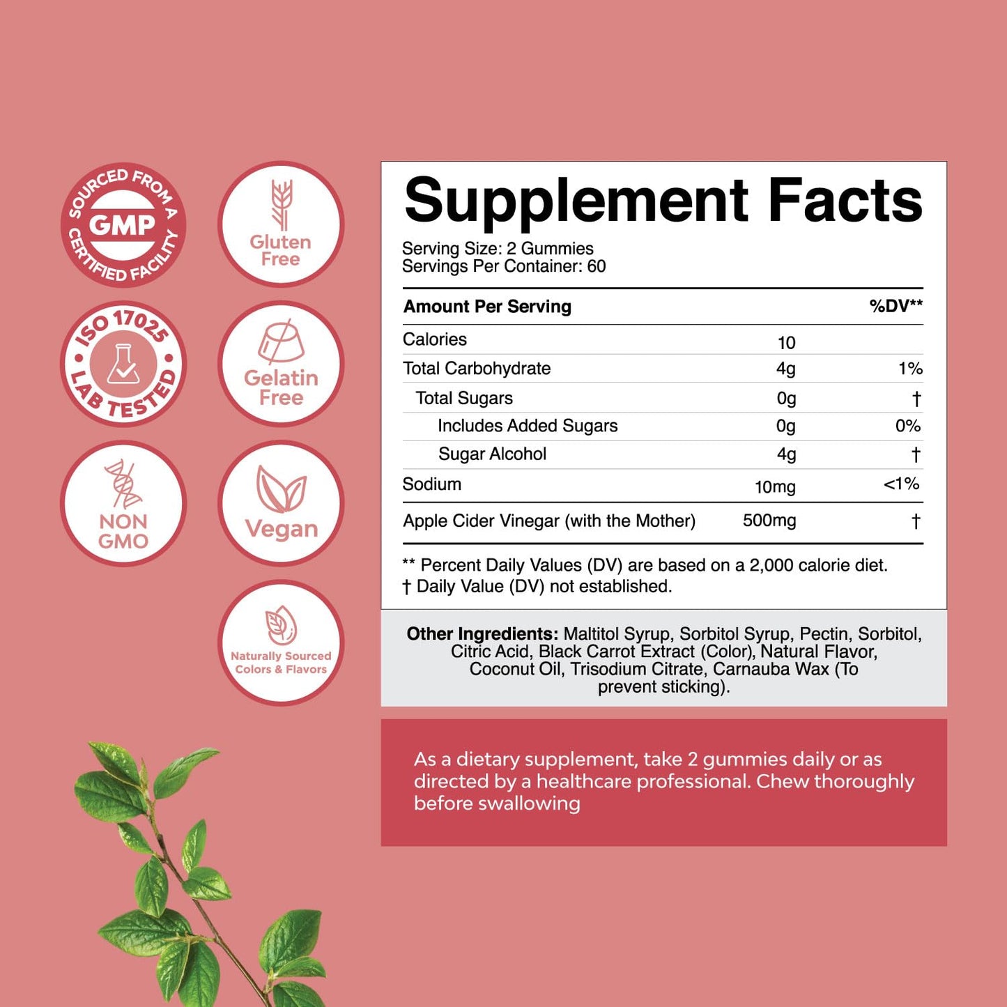 Vegan Advanced Keto ACV Gummies - Keto Apple Cider Vinegar Gummies Sugar Free - Maple Wellness Supplements