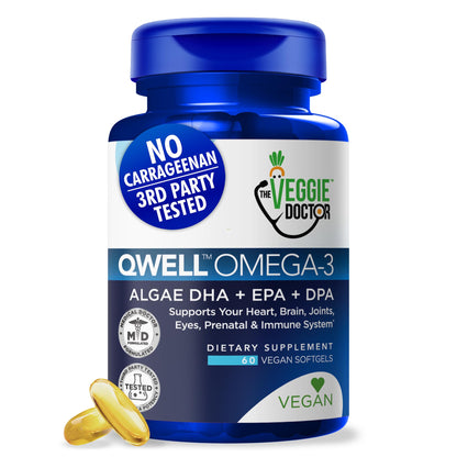 Vegan Omega 3 Supplement – Algae Omega 3 with DHA EPA DPA – Vegan Capsules from Algal – Fish Oil Alternative – Plant-Based Algae Oil Formula – Non-GMO - Maple Wellness Supplements
