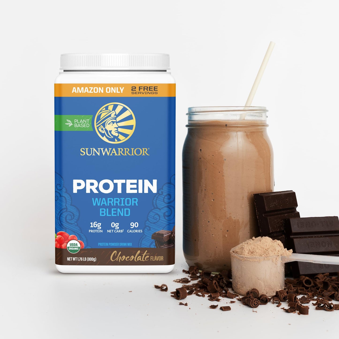 Vegan Protein Powder Plant-based Protein Powder USDA Organic | BCAA Amino Acids - Maple Wellness Supplements