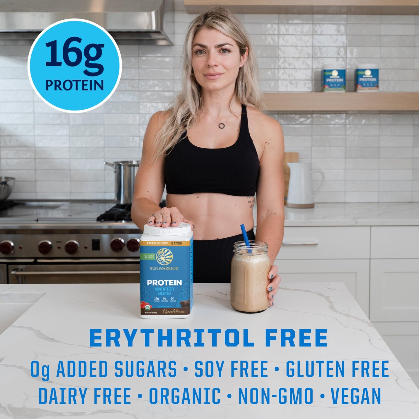 Vegan Protein Powder Plant-based Protein Powder USDA Organic | BCAA Amino Acids - Maple Wellness Supplements