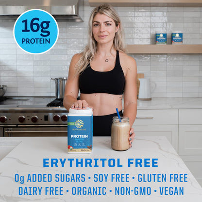 Vegan Protein Powder with BCAA | Organic Hemp Seed Protein Gluten Free Non-GMO - Maple Wellness Supplements