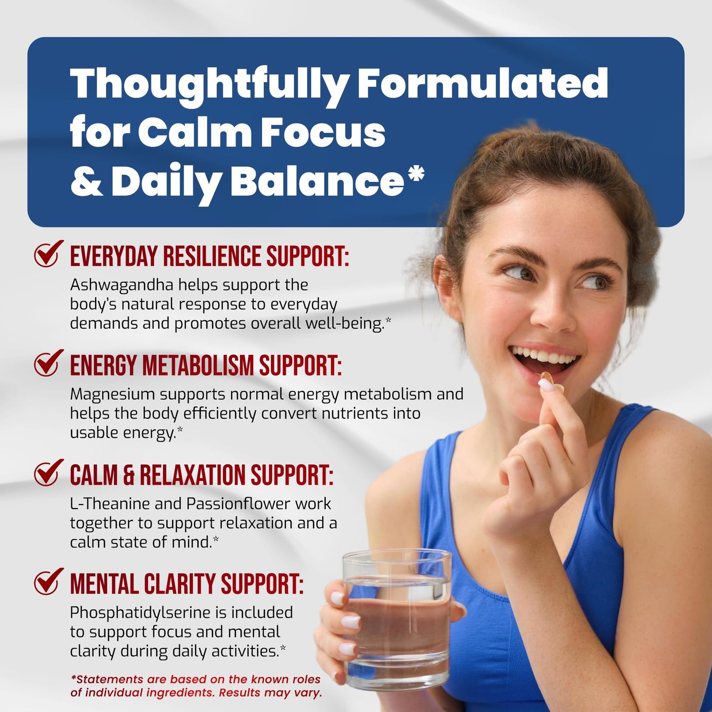 VEGATOT Organic Cortisol Wellness Complex 15-in-1 Formula with Magnesium Ashwagandha St. John's Wort Valerian Rhodiola Rosea Passionflower Chamomile - Maple Wellness Supplements