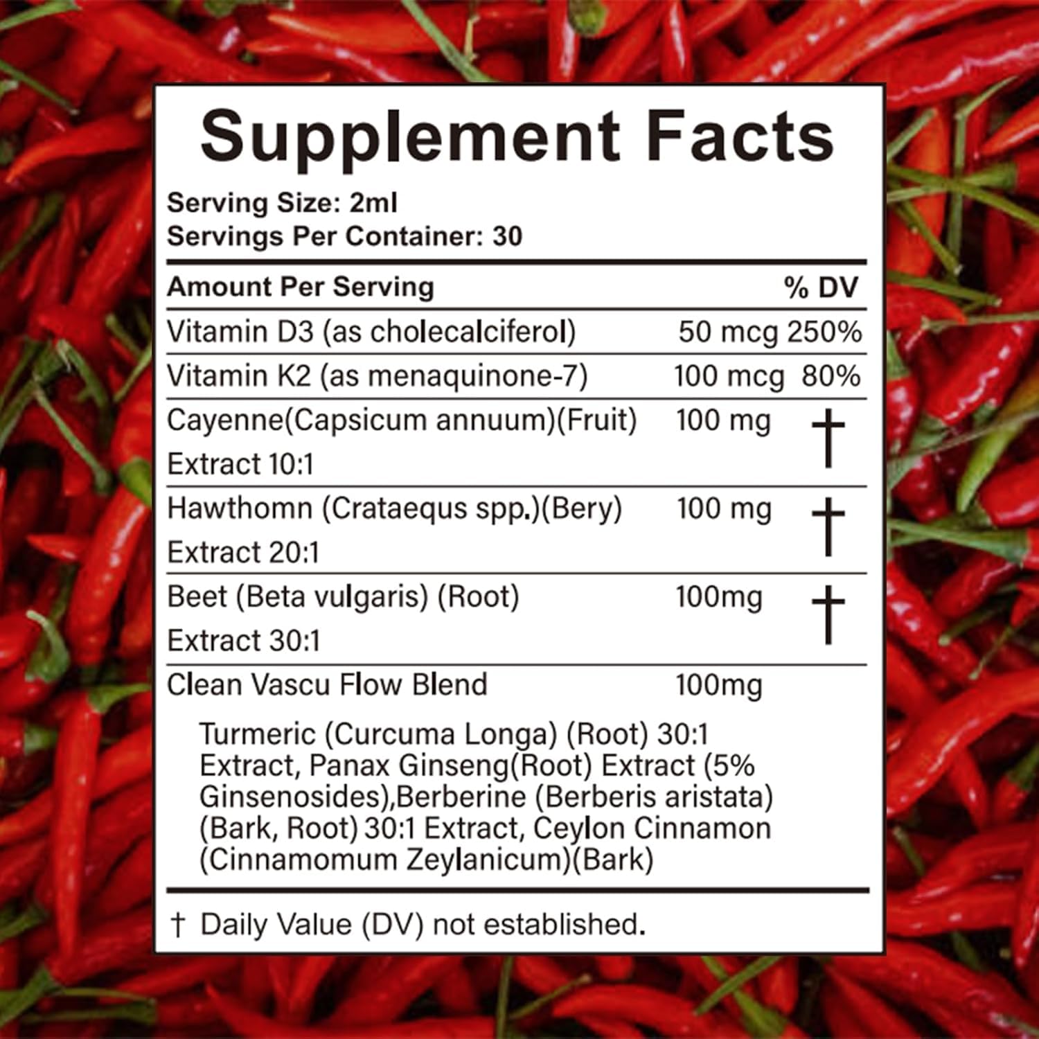 VelestOff Cayenne Pepper Drops - VelestOff Cayenne Circulation Blood Pressure Blend - Cayenne Pepper Hawthorn Beet Root Turmeric Vitamin K2 D3-2 OZ (2 PCS) - Maple Wellness Supplements