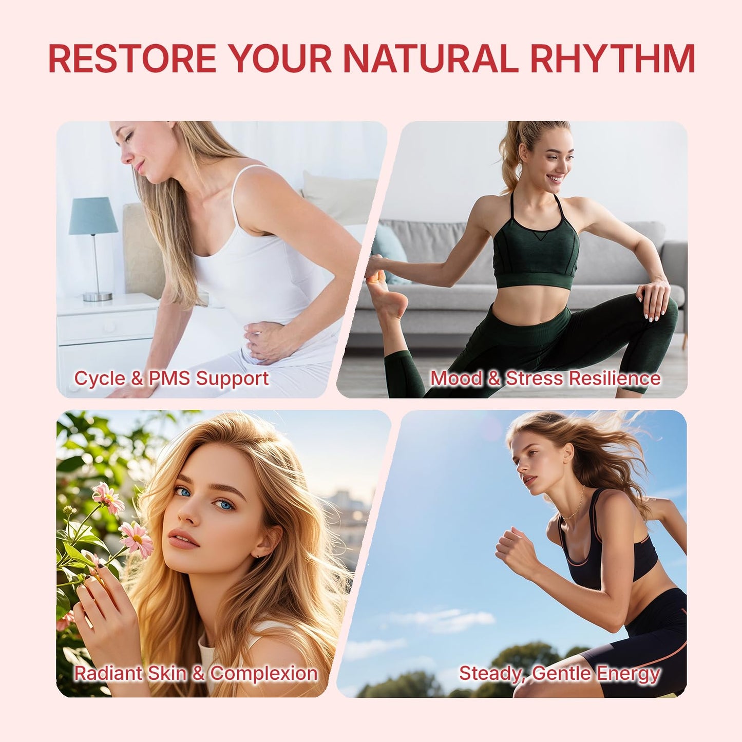 Veltracha Hormone Balance for Women, Myo & D-Chiro Inositol Powder with Folate & Amino Acid & Ashwagandha - Ovarian Support, Mood Regulation & PMS Relief, Raspberry Lemon, 15 Servings - Maple Wellness Supplements