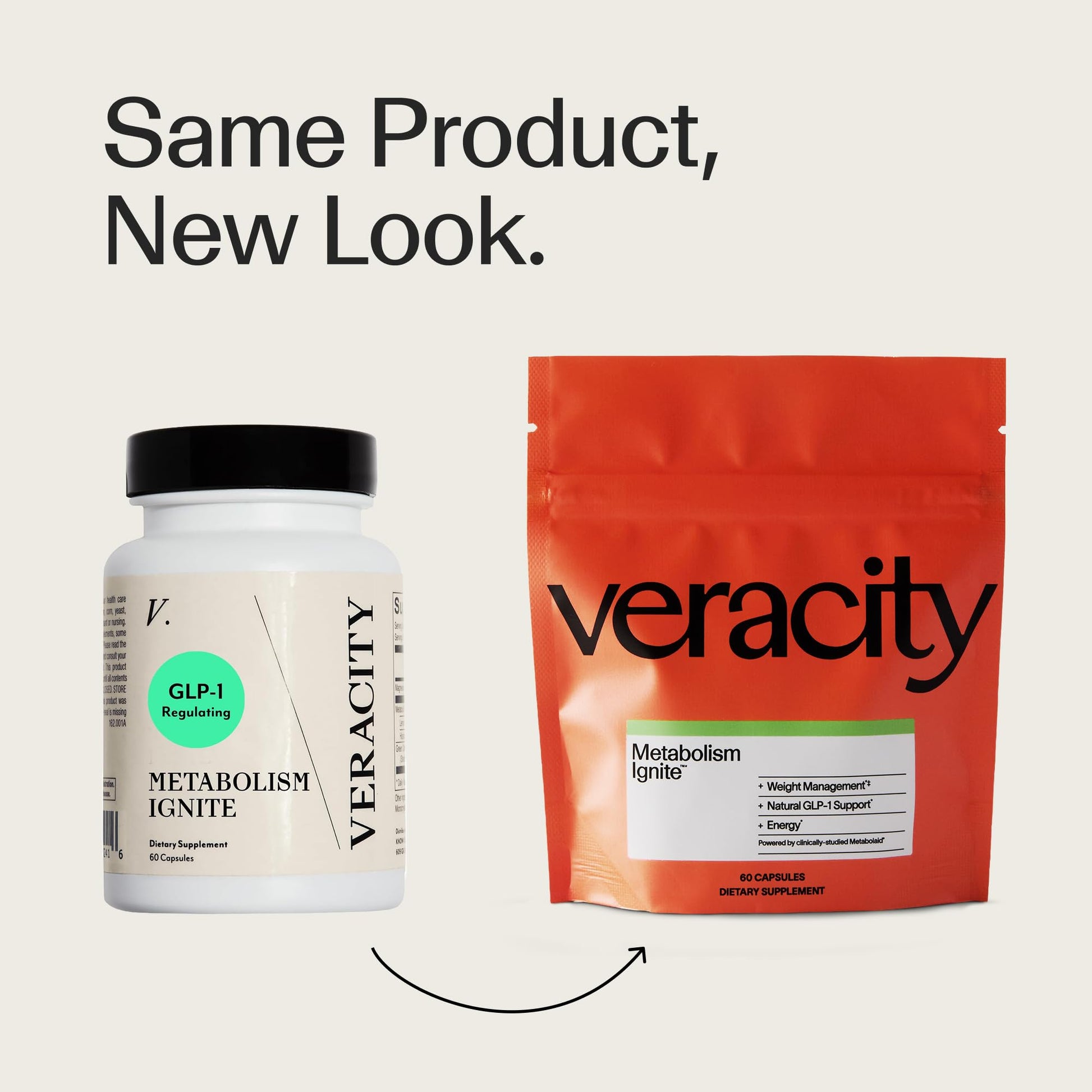 Veracity Metabolism Ignite - Boosts to Reduce Appetite and Cravings for Clinically Proven Weight Loss - Natural & Metabolic Support Supplement - Burns Fat - Side Effect Free - 30 Serving - Maple Wellness Supplements
