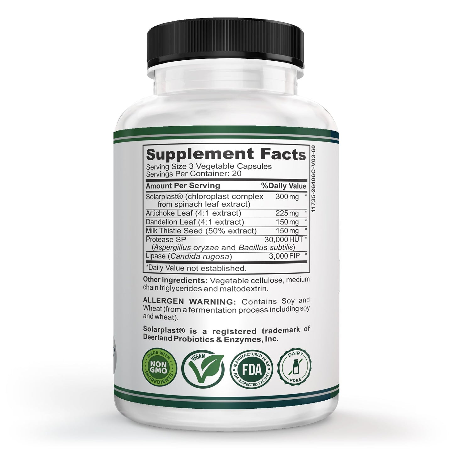 VESALIX Liver Support Supplement for Adults 40+ – Milk Thistle, Artichoke & Dandelion with Digestive Enzymes – Supports Digestion & Cellular Health – 60 Vegetarian Capsules - Maple Wellness Supplements