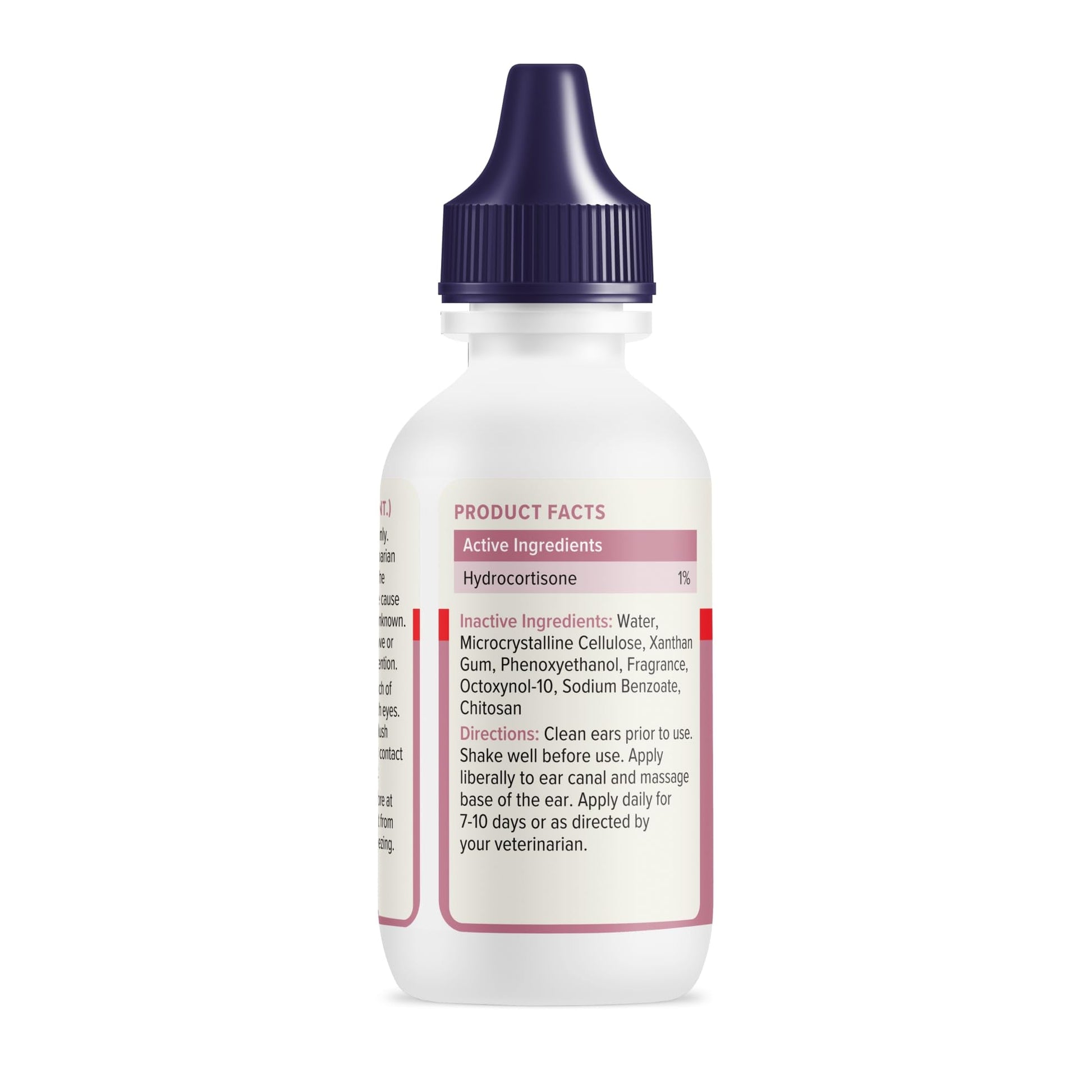 Vetnique Oticbliss Cat & Dog Ear Infection Treatment | Dog Ear Allergy Relief Drops, MicroSilver Yeast Infection Treatment for Dogs, Hydrocortisone for Itching, Redness Swelling (Ear Allergy Drops) - Maple Wellness Supplements
