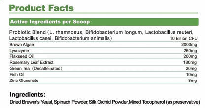 Vetriuntrix Dog Dental Powder, Dental Powder for Dogs Teeth Cleaning and Breath Fresh, Dog Teeth Cleaning Powder with Natural Plants Ingredients and Postbiotics, 200g - Maple Wellness Supplements