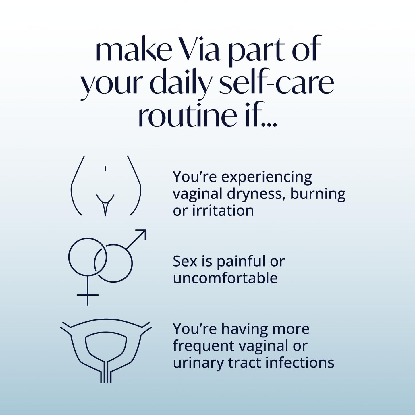 Via by Solv Wellness Vaginal Moisturizer Cream for Women, Non-Hormonal, Water-Based, Made with Hyaluronic Acid, Vitamins, Peptides, Jojoba Oil, 30 ml - Maple Wellness Supplements