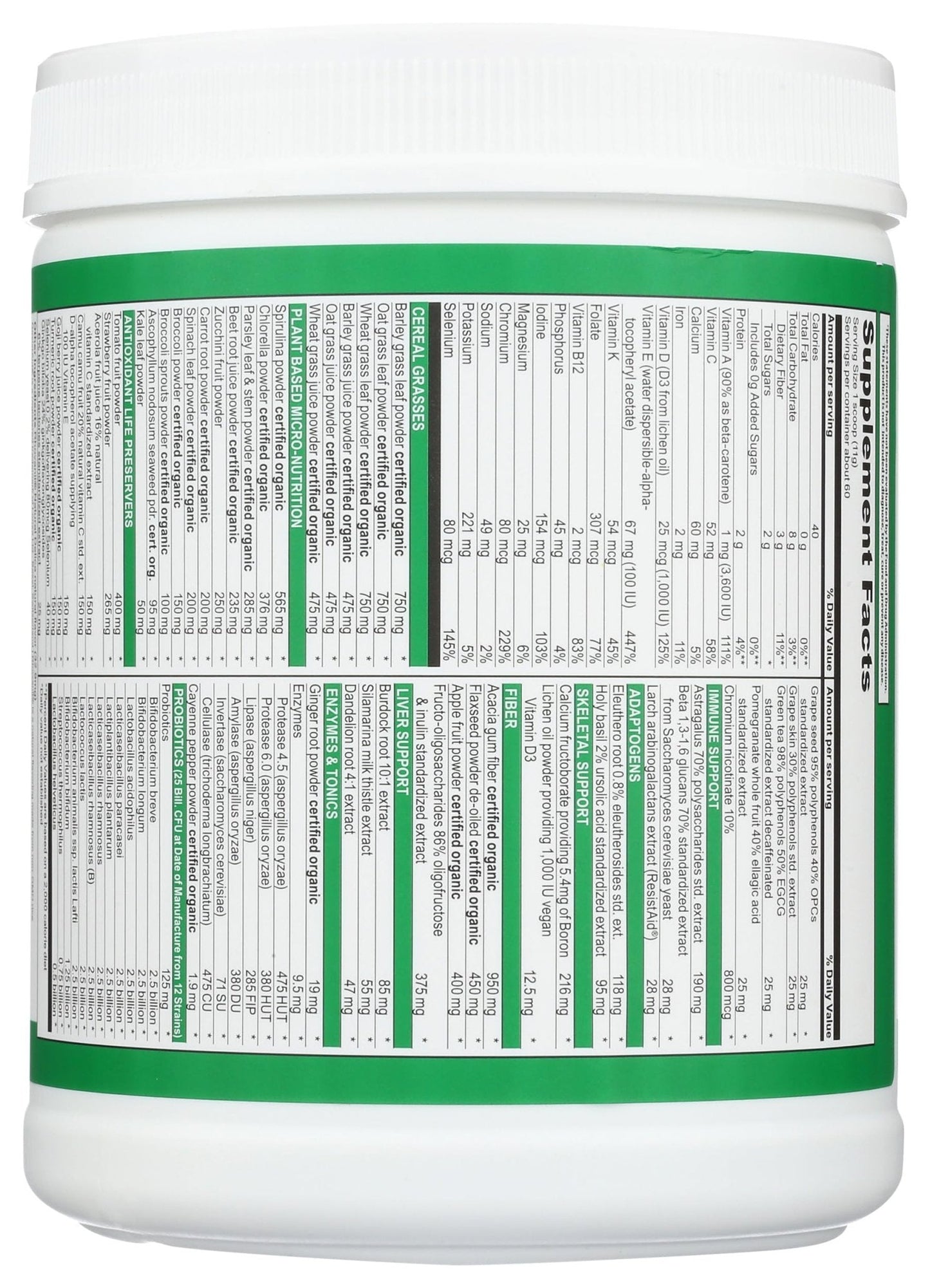 Vibrant Health Green Vibrance Powder, 23.28 oz - Maple Wellness Supplements