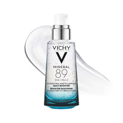 VICHY Mineral 89 Booster, Pure Hyaluronic Acid Serum for Face with Polyglutamic Acid for Skin Barrier Repair, Plumps & Hydrates - Maple Wellness Supplements