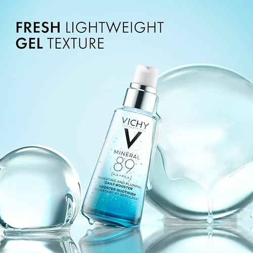 VICHY Mineral 89 Booster, Pure Hyaluronic Acid Serum for Face with Polyglutamic Acid for Skin Barrier Repair, Plumps & Hydrates - Maple Wellness Supplements