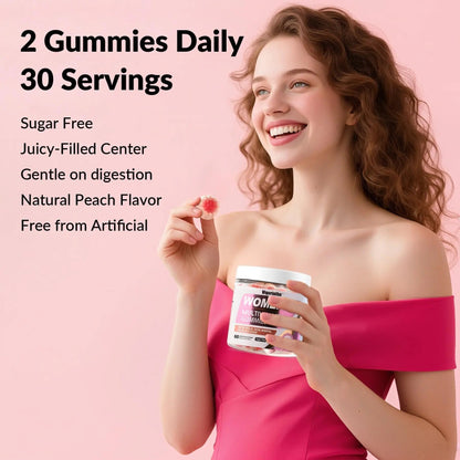 Vigorintha 2 Pack Sugar Free Womens Multivitamin Gummies with 19 Multi Vitamins & Minerals,Iron,Calcium,Folate,Biotin,Inositol - Maple Wellness Supplements
