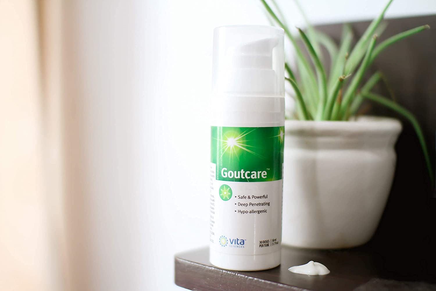 Vita Sciences GoutCare Soothing Cream for Occasional Discomfort. Intensive Soothing Cream - Fast-Acting Topical Application for Comfort Where and When You Need It Most. Safe & Effective - Maple Wellness Supplements
