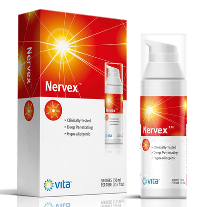 Vita Sciences Nervex Powerful Neuropathy Cream: Advanced Natural Relief for Peripheral Neuropathy, Fibromyalgia, and Fast Comfort Treatment for Feet, Hands, Legs, and Toes - Maple Wellness Supplements