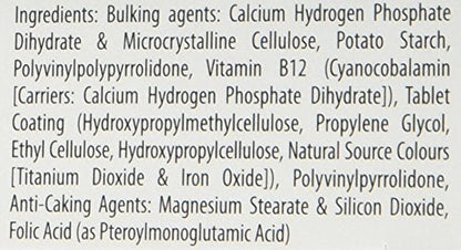 Vitabiotics Ultra Folic Acid Tablets 400 mcg Vitamin B9 with Vitamin B12-60 Tablets - Maple Wellness Supplements