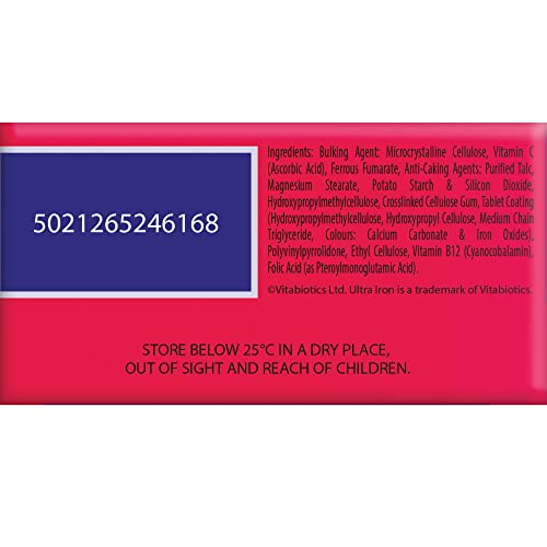 Vitabiotics Ultra Iron Tablets, Pack of 30 - Maple Wellness Supplements