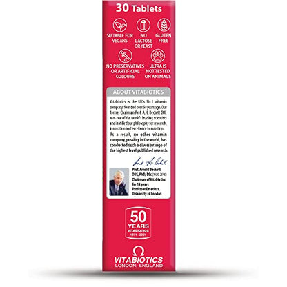 Vitabiotics Ultra Iron Tablets, Pack of 30 - Maple Wellness Supplements