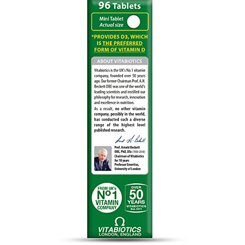 Vitabiotics Ultra Vitamin D Tablets 2000IU Extra Strength - 96 Count ( Pack of 1) - Maple Wellness Supplements
