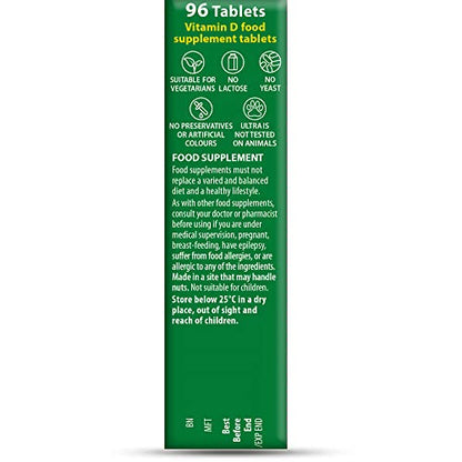 Vitabiotics Ultra Vitamin D Tablets 2000IU Extra Strength - 96 Count ( Pack of 1) - Maple Wellness Supplements