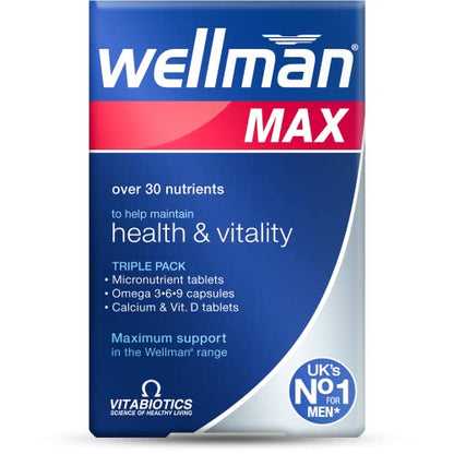 Vitabiotics Wellman Max - 84 Tablets/Capsules - Maple Wellness Supplements